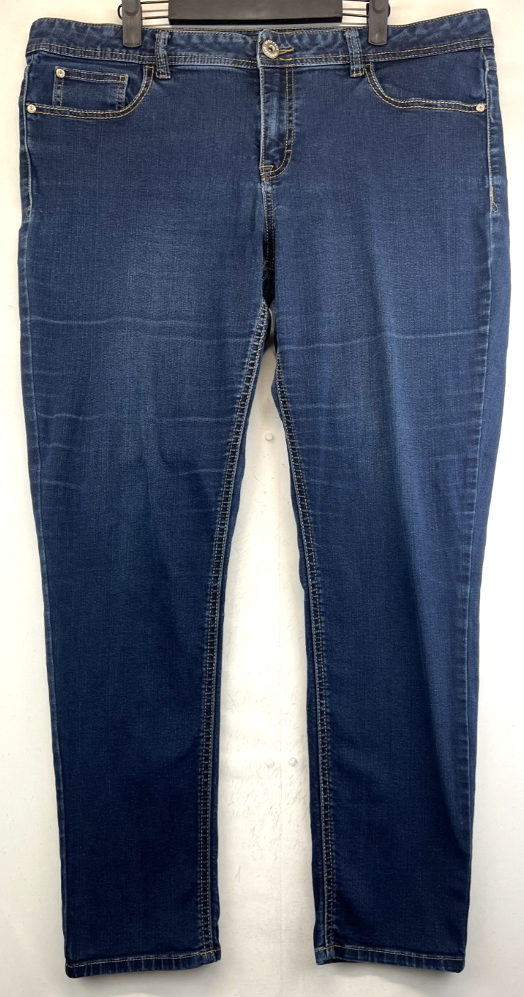Jordache Jeans - Womens Size 18 - Blue - Skinny - Mid Rise (5036)