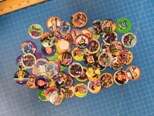Power Rangers Pogs Lot 90s Milk Caps Slammers Vintage Collectible Game Pieces