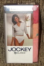 New 2003 Jockey Women's size 6 Underwear Elance Cotton French Cut 3 Pack