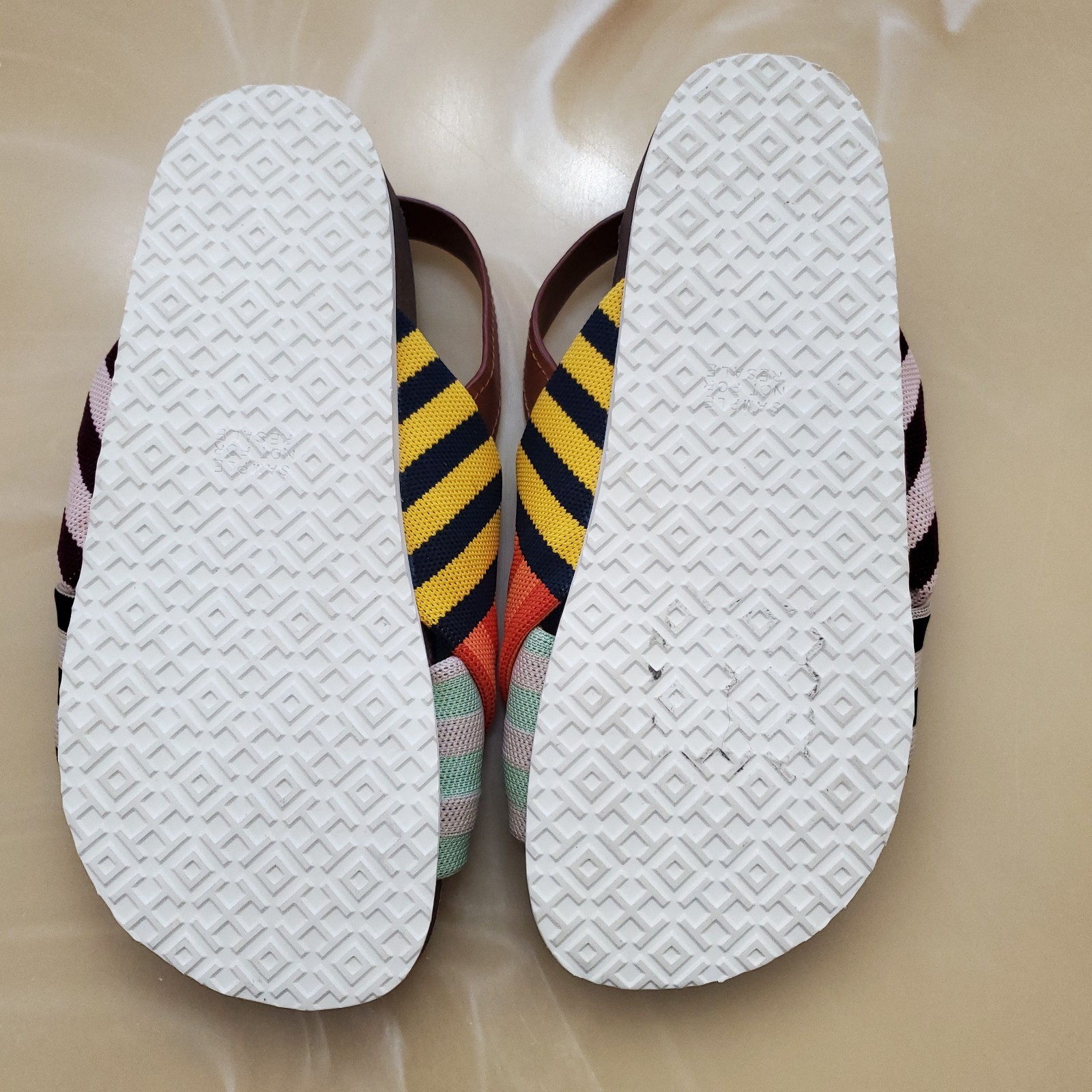 Tory Burch Corey Multi Patchwork Women's Stripe S… - image 10