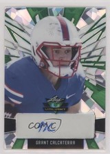 2022 Leaf Valiant Portrait Green Crystals /30 Grant Calcaterra #PA-GC1 Auto 0x0t