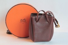 HERMES Leather Anchor Chain Coin Purse 30550 