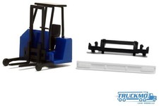 Herpa Mitnahmestapler blau Heckstoßfänger 692507