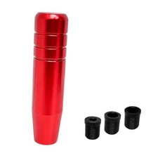4PCS 5" Heavy Weighted Shifter Knob, Aluminum Alloy Car Gear Lever Stick Red