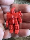Vintage G1 Transformers 1987 #3 Swoop Decoy Red Rubber Hasbro Action Figure