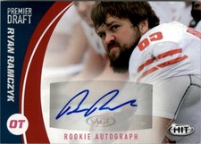 2017 SAGE HIT Premier Draft Autographs Red #A31 Ryan Ramczyk Auto - FB