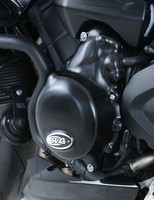 Linker Motordeckel R&G Racing Schwarz Triumph