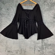 Womens Top 2X Whimsigoth Renaissance Corset Victorian Goth Fairy Grunge Festival