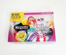 Crayola Invisibobble Kids Hair Spiral Rings HairLoveTech No Ouch 2 CT