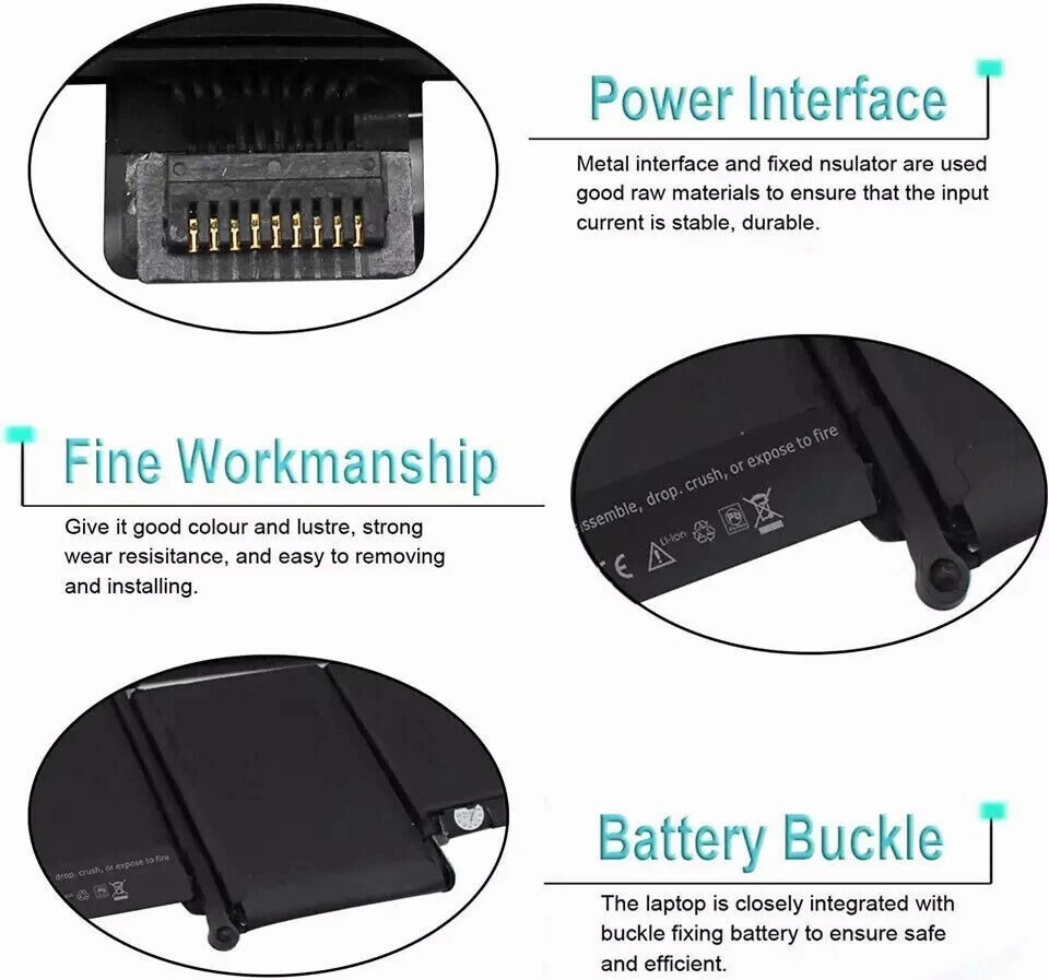 Batería A1582 para MacBook Pro 13" Retina principios de 2015 mediados de 2014 finales de 2013 A1502 nueva Foto 3 de 4