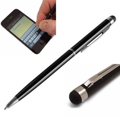 5X Black 2-in-1 Touch Screen Stylus Ballpoint Pen iPad iPhone Smartphone Tablet - Picture 2 of 4