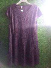 Alfani Woman's Dress Size 24 Short Sleeve Black
