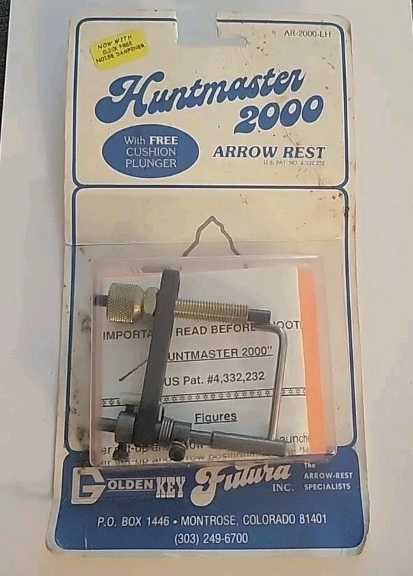 Golden Key Futura Huntmaster 2000 Arrow Rest Left Hand - Image 2 of 3