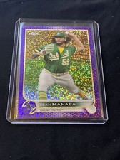 2022 Topps Chrome purple Speckle Refractor Sean Manaea /299 - Oakland Athletics
