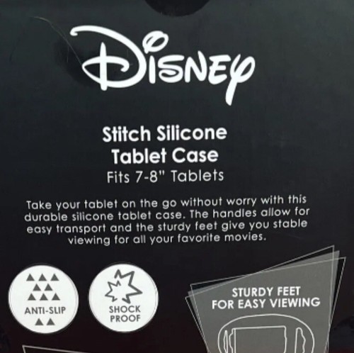 New Sealed Disney Stitch Silicone Tablet Case Fits 7-8” Tablet. iPad Mini - Picture 6 of 7