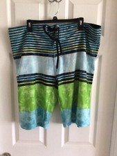Burnside Blue SWIMMING BOARD SHORTS Men  s Size 38