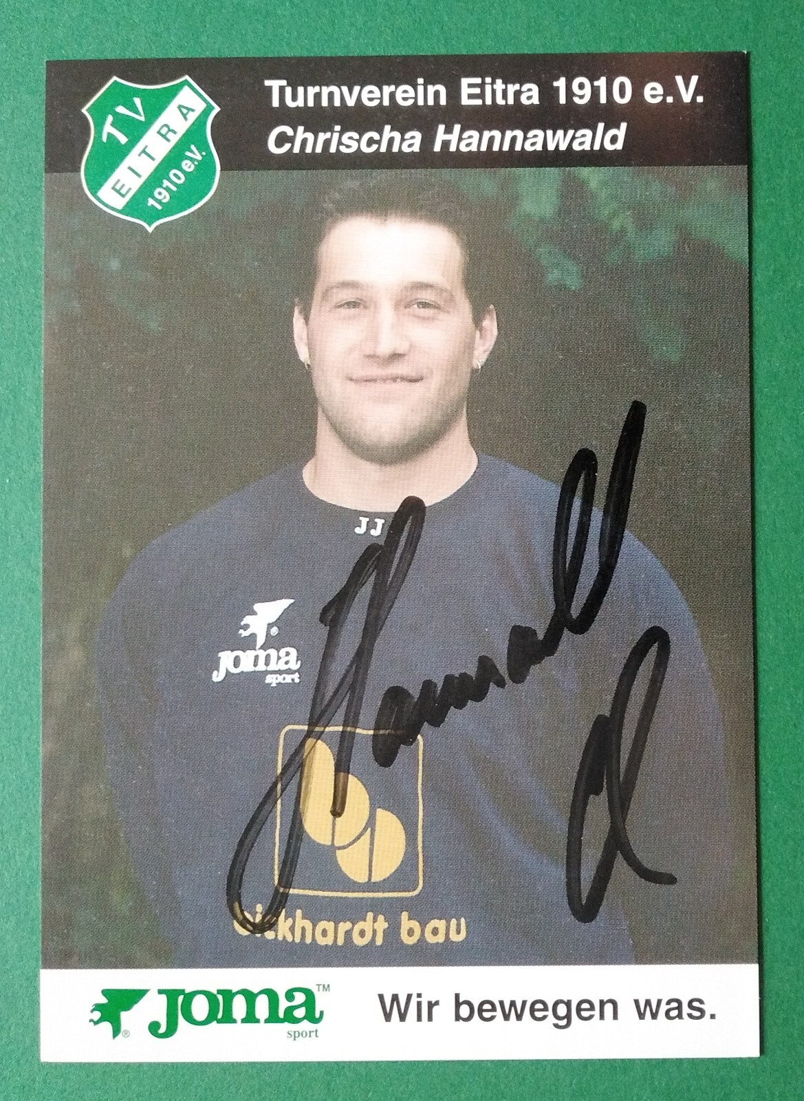 Carte Autographe Winfried Damm TV Grosswallstadt - Signée Original Handball