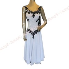 jz Handmade Women Samba Ballroom Swing Salsa Rumba Latin Dance Dress RHYTHM