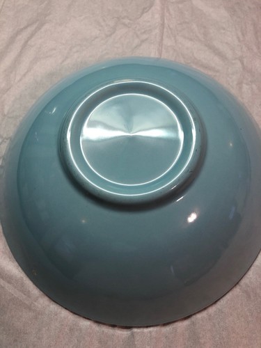 Vintage Steubenville Pottery Company Fairlane Blue Vegetable Bowl 8 3/4" D - Picture 2 of 5