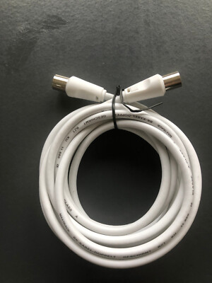 2,5 m - Maxtrack BK Kabel doppelt geschirmt -  Sat Antennen Koax Kabel F-Stecker