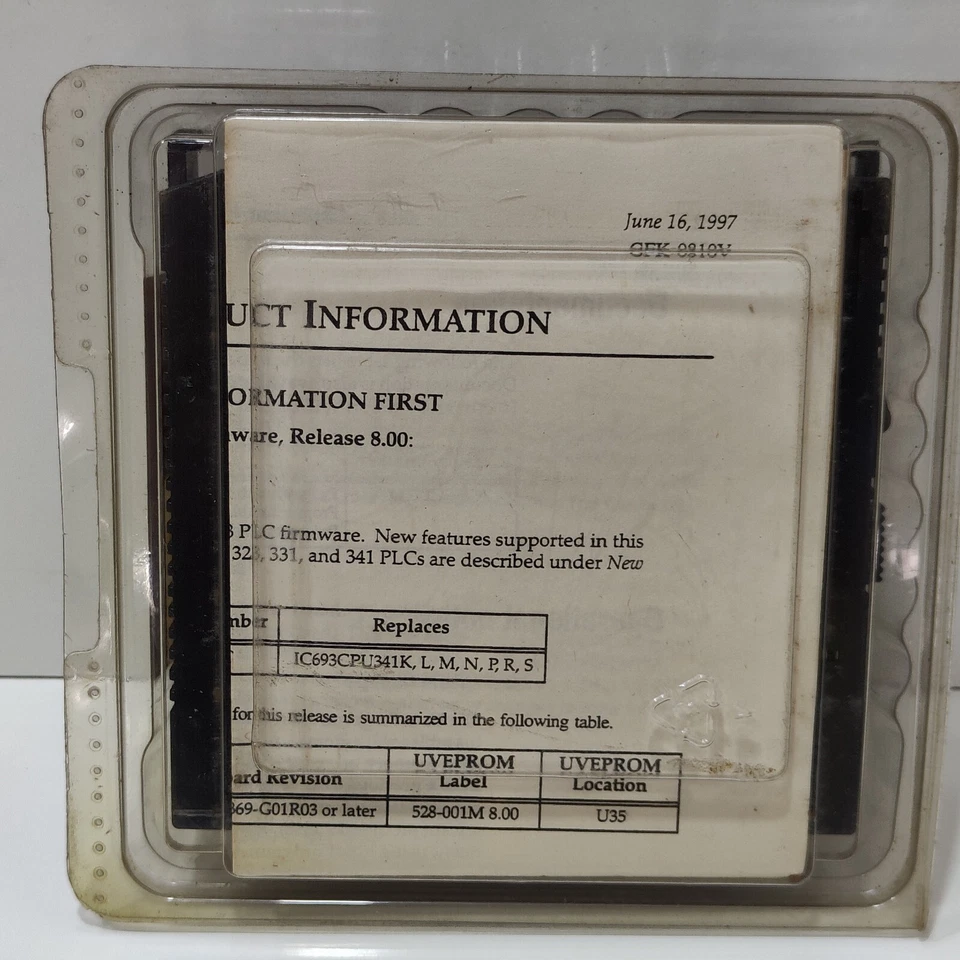 GE Fanuc IC693CPU341T CPU Module (Sealed Box) - Photo 3/3