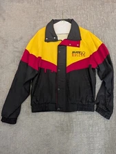 Vintage Slick 50 Racing Official Sportswear Red/Yellow/Black Jacket Size Medium