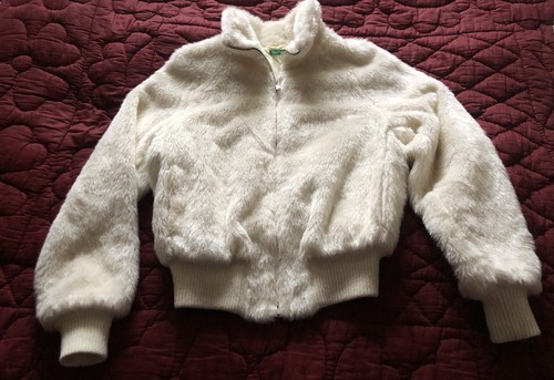 benetton faux fur jacket