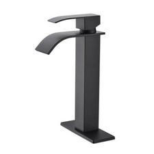 Bathroom Sink Faucet,Stainless Steel 304 Bathroom Faucet,Waterfall Spout Design