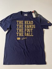 Notre Dame Fighting Irish Knute Rockne T shirt 2017 Under Armour Heat Gear small