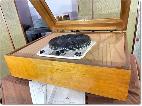 Turntable GARRARD 301 50Hz Triple Arm Cabinet / Instruction Manual from Japan