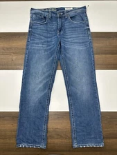 TK Axel Mens 32x32 Blue Slim Boot Cut Jeans W Hartford Cdnn Denim Stretch Pants