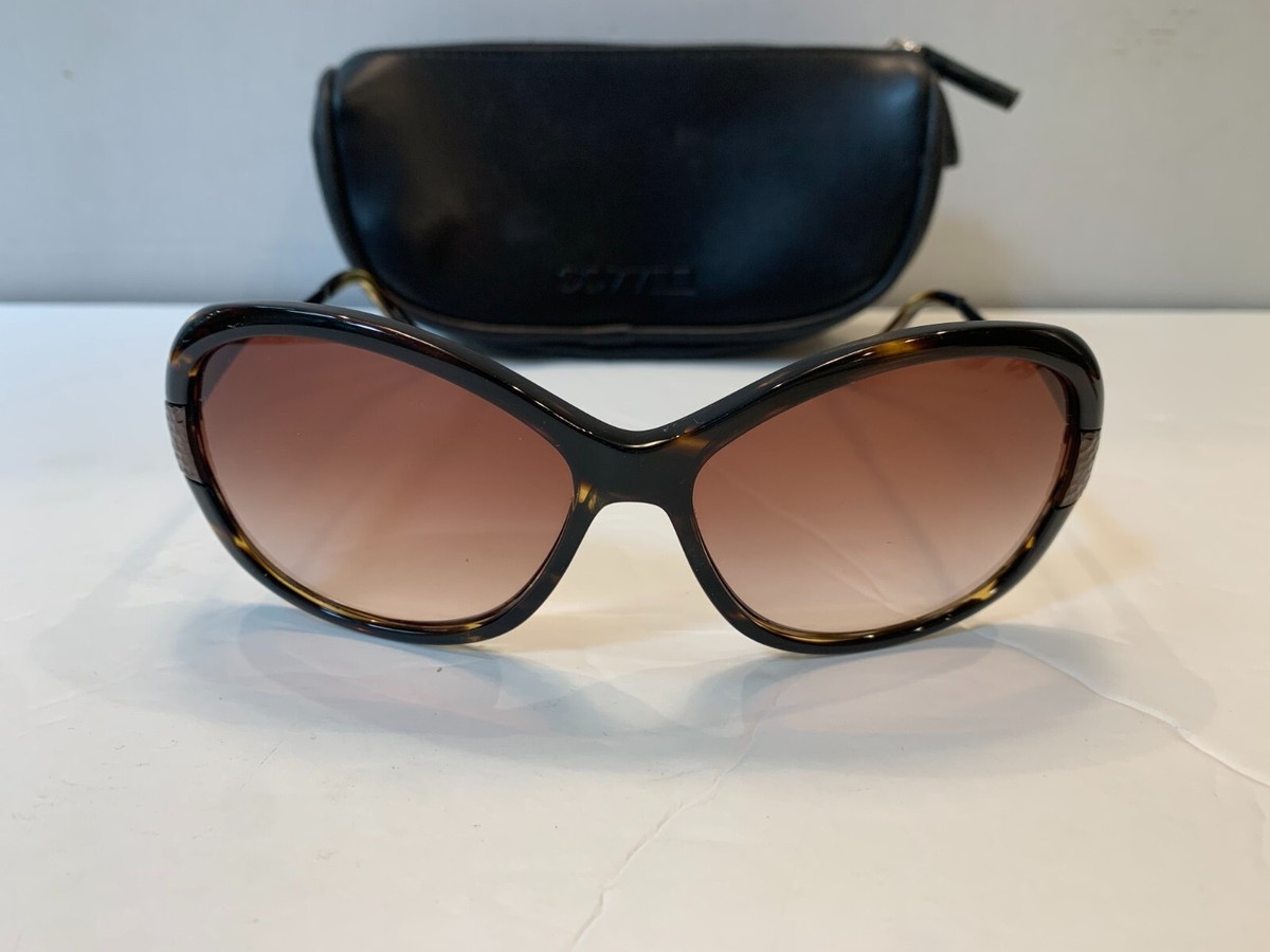 Oliver Peoples Amber/Brown Gradient Oversized Sunglasses Oliver Peoples Errisson Sun with Dark Amber Gradient frame  main image 4