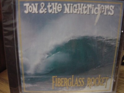 JON BLAIR & NIGHTRIDERS FIBERGLASS ROCKET RARE SURF INSTRUMENTALS 1996 RARE CD