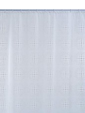 Shark 010/233101 Tenda Doccia, Vinile, 180 cm x Altezza 200 cm, Trasparente/B...