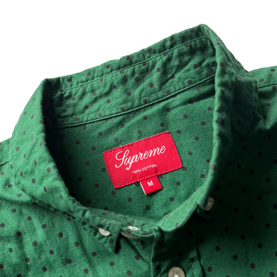 Supreme FW11 Supreme Polka Dot Button Up Shirt Size Medium - Image 4 of 4