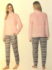 JANE  BLEECKER WOMENS COZY LOUNGE SET PJS PAJAMAS SET SO WARM 4 WINTER
