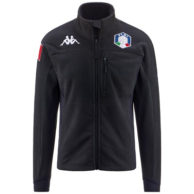 Kappa Fisi Fleece Felpa Kappa Italia Jackets Man 806 US Mid Blue