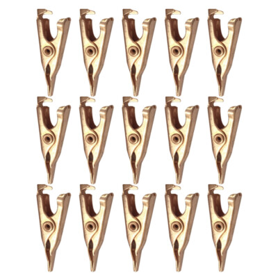 Alligator Test Clip for Electrical Testing Metal Clamp Toothless Alligator Clamp