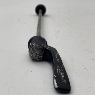 Brochette Arrière Shimano XT 135 Mm - Dégagement Rapide, Noir, Vintage, Pour Vélo