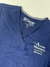 Greys Anatomy Barco Scrubs Top V Neck NWT Blue Color See Description Sz XS GHR8.