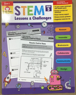Stem Lessons and Challenges, Grade 5 Teacher Resource (Paperback) NEW  