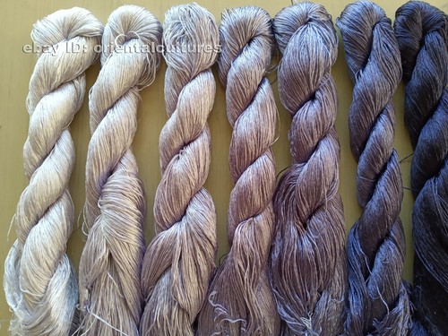 8bundles 100%natural mulberry silk,hand-dyed su embroidery silk floss/threads - Picture 7 of 12