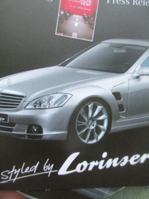 Lorinser Pressemappe Genf 2006 SLK200 K R171 S350L W221,R320CDI R251,ML500 W164
