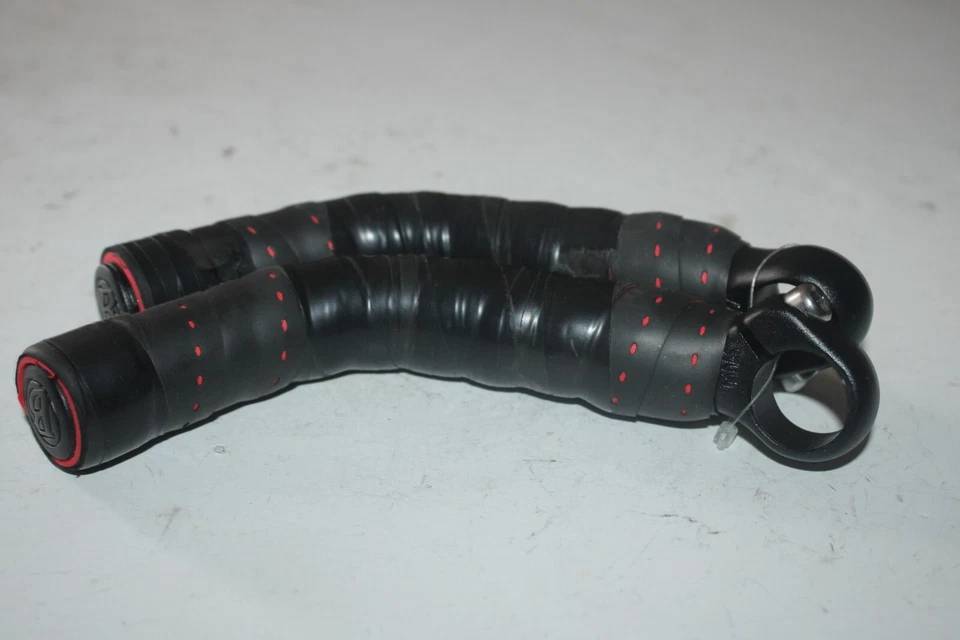 Abrazaderas de extremo de barra H2010AS 22 mm 7" Bullhorns negras MTB Trail Dirt híbridas envío a EE. UU. Foto 4 de 4