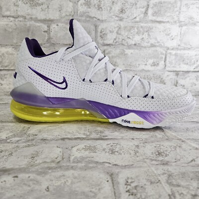 Nike LeBron 17 Low Lakers White Voltage Purple CD5007 102 Nike LeBron 17 Low Lakers White Voltage Purple CD5007 102