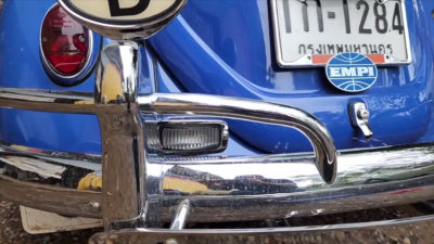 入手困難　T34 Karmann Ghia 灯火類パーツ VW BEETLE KARMANN GHIA TYPE 3 HELLA REVERSING LIGHT LAMP GLASS