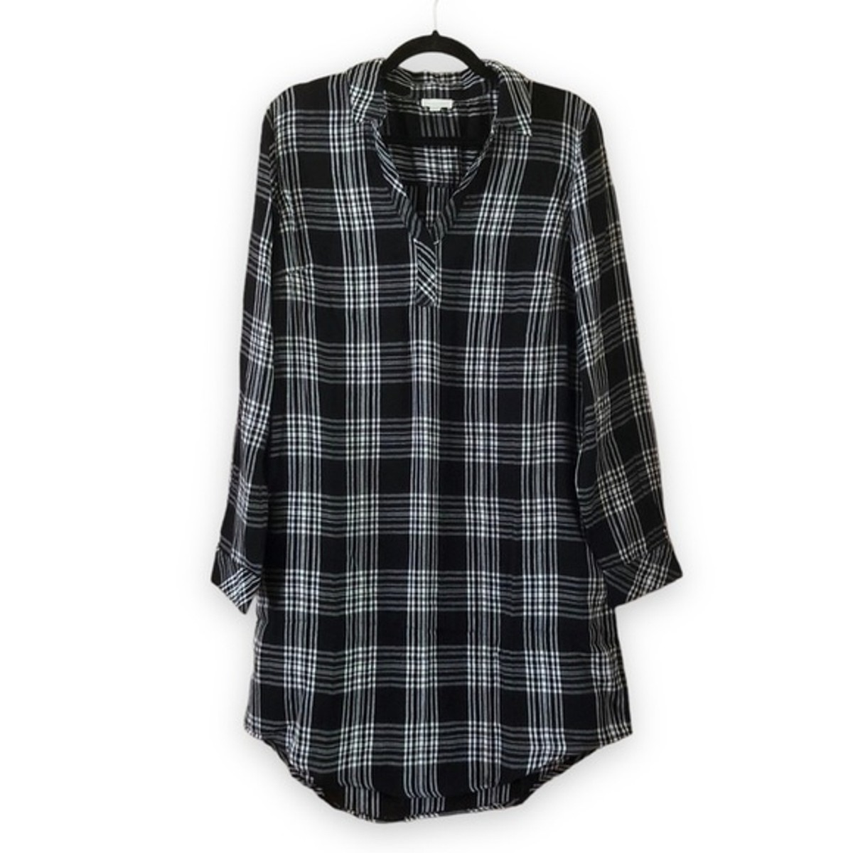 round neck linen dress Blue Round Neck Linen Dress – Colorlinen