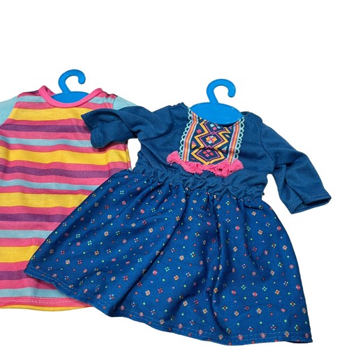 My Life Doll Lot of 2 school girl Pink sequin dress extra outfits 18” - Picture 8 of 9