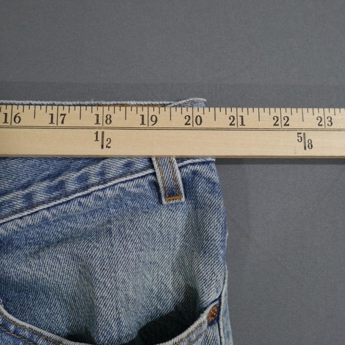 Vintage 90's Levis 550 Jeans Men 42x34 Relaxed Fit Blue Denim Red Tab USA Batman - Picture 10 of 20