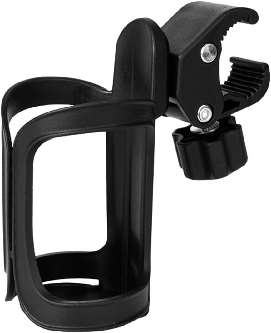 AOBETAK Portaborraccia Fit MTB Bici, Passeggino e Rotelle, 360 Gradi di Rotazion